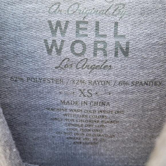 Well Worn California Grey Sweater Size XS - Picture 4 of 4